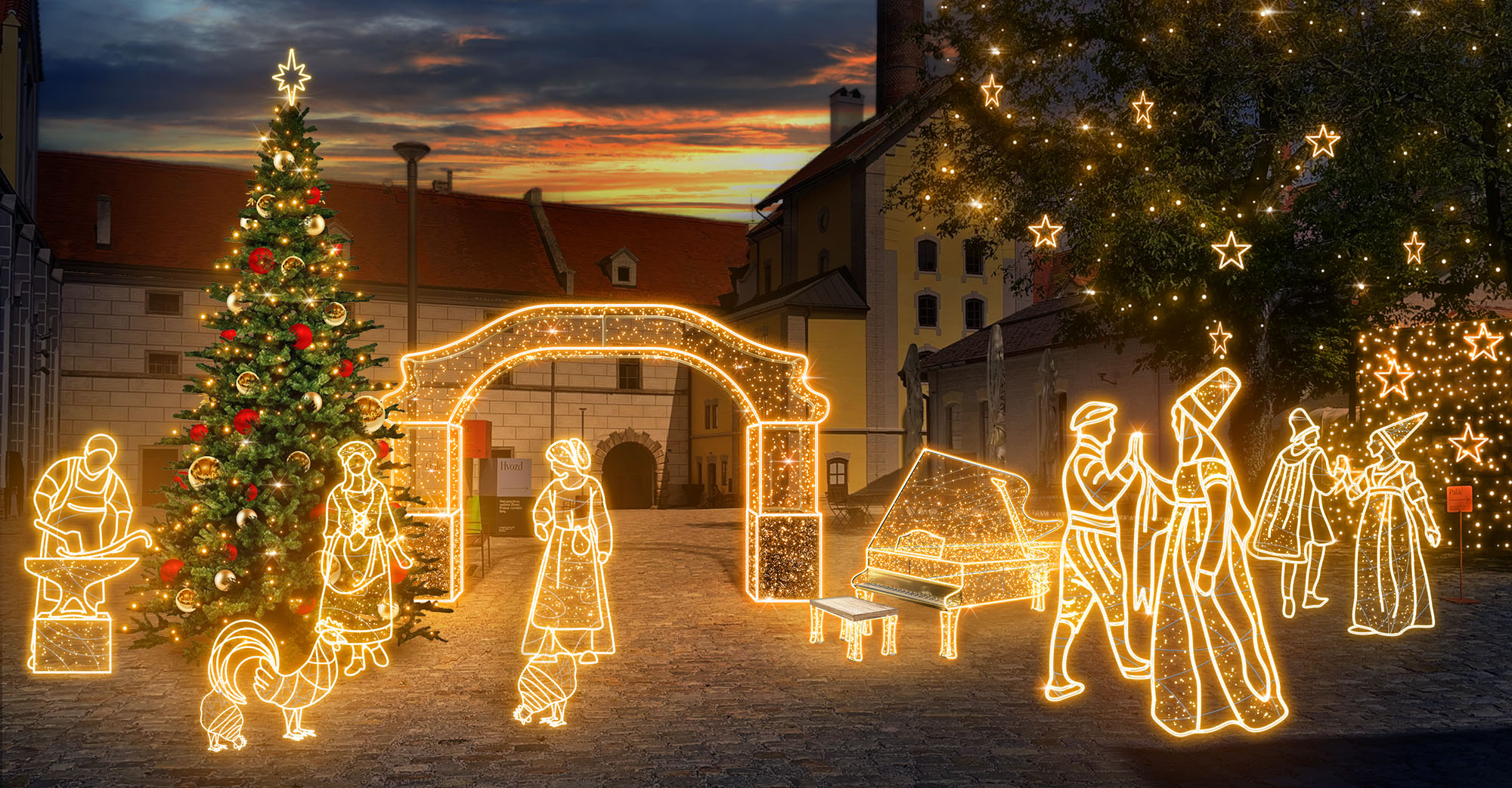 Český Krumlov Light Park