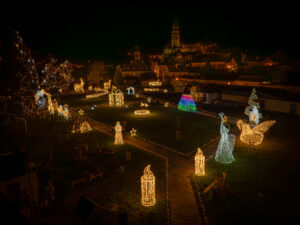 světelný park Český Krumlov Story of Lights